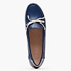 Women Sailing Shoes D.Vega Blue Leather Geox Women Sailing Shoes D.Vega Blue Leather Geox