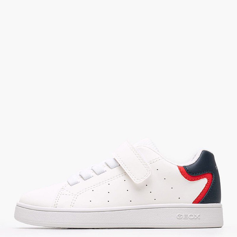 Παιδικά Παπούτσια Casual Eclyper.Jr Άσπρο ECOleather-Ύφασμα Geox