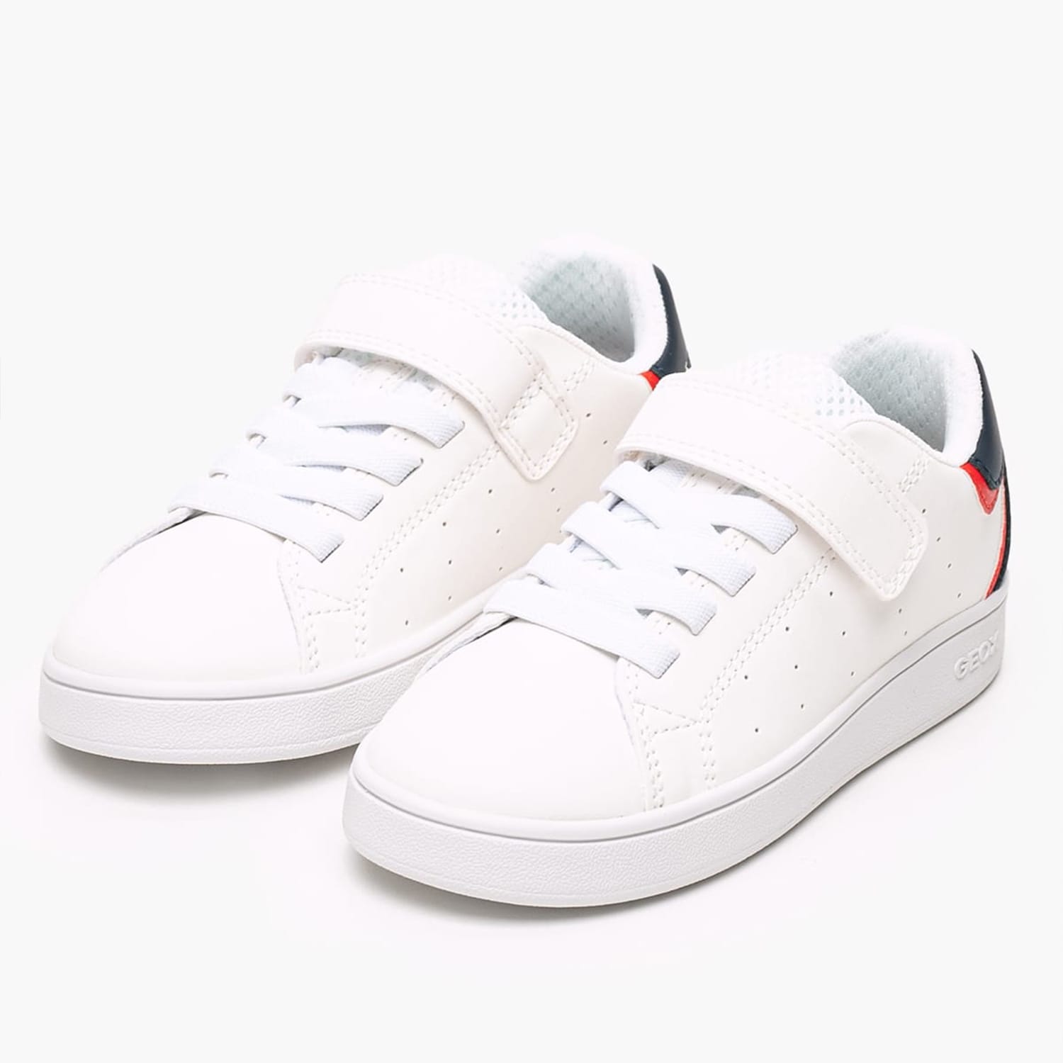 Παιδικά Παπούτσια Casual Eclyper.Jr Άσπρο ECOleather-Ύφασμα Geox