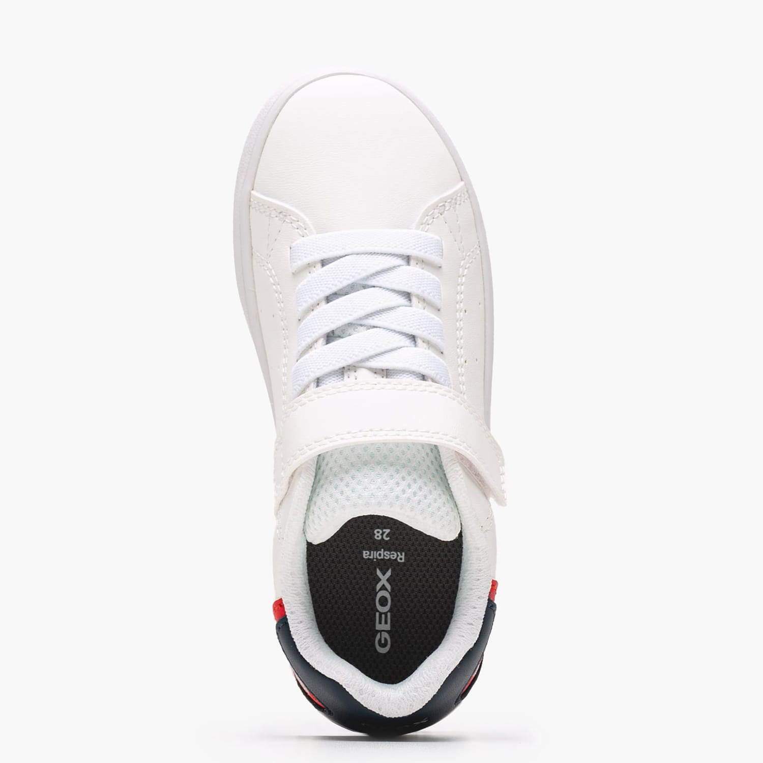 Παιδικά Παπούτσια Casual Eclyper.Jr Άσπρο ECOleather-Ύφασμα Geox