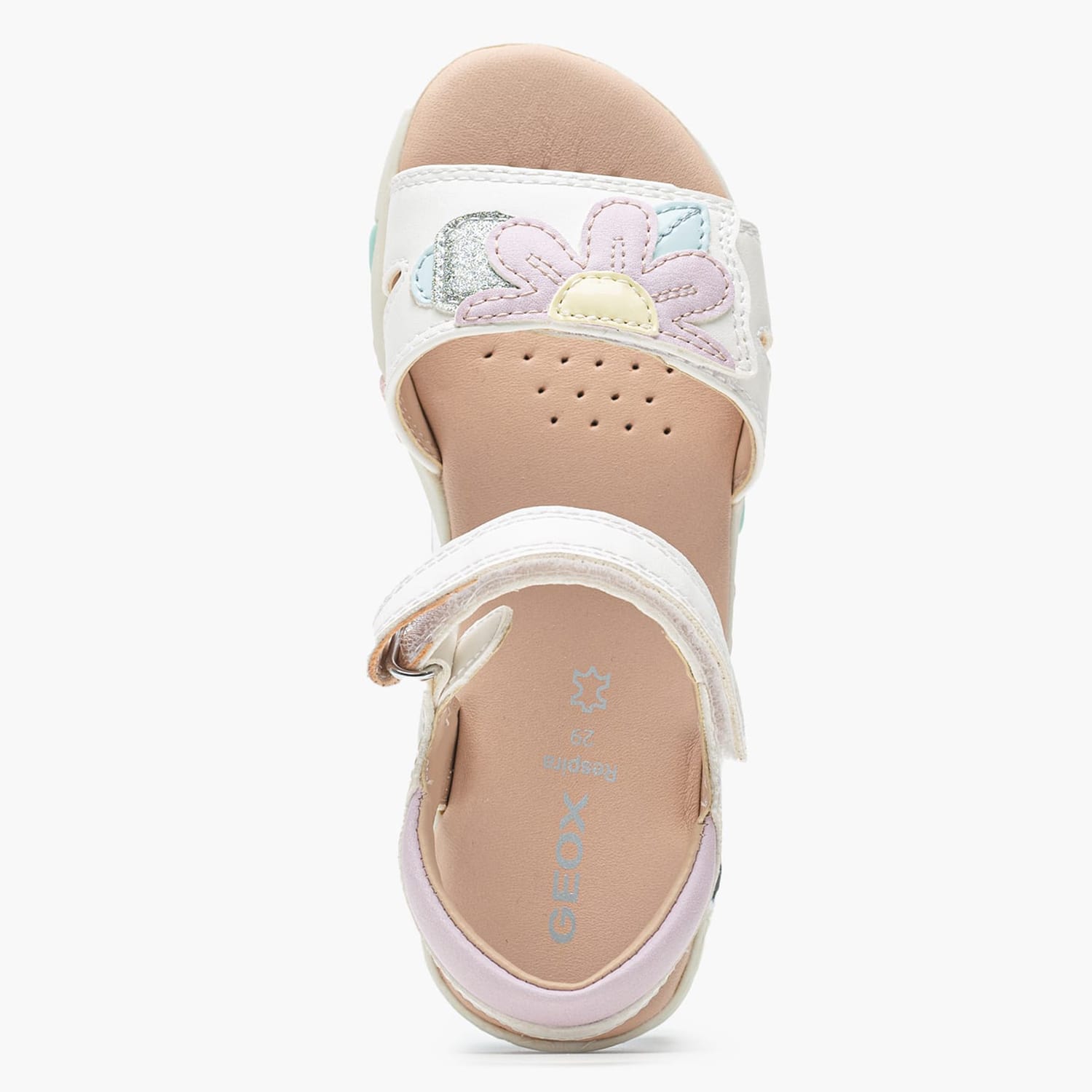 Kids Flip Flops & Sandals Haiti.Comf White ECOleather Geox Kids Flip Flops & Sandals Haiti.Comf White ECOleather Geox