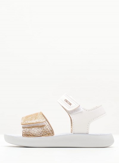 Παιδικές Σαγιονάρες & Πέδιλα Soleima Ροζ ECOleather Geox