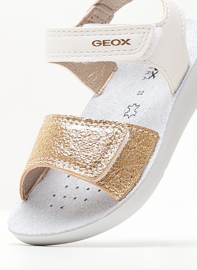 Παιδικές Σαγιονάρες & Πέδιλα Soleima Ροζ ECOleather Geox