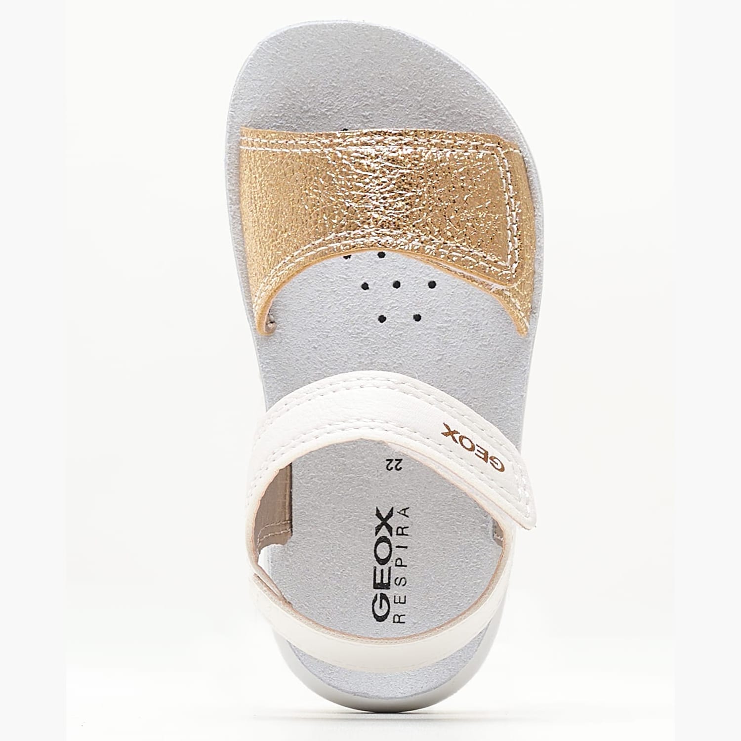 Kids Flip Flops & Sandals Lightfloppy Gold ECOleather Geox Kids Flip Flops & Sandals Lightfloppy Gold ECOleather Geox