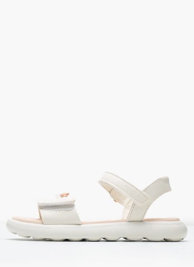 Παιδικές Σαγιονάρες & Πέδιλα Soleima Ροζ ECOleather Geox