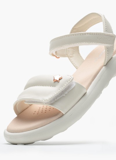 Παιδικές Σαγιονάρες & Πέδιλα Soleima Ροζ ECOleather Geox