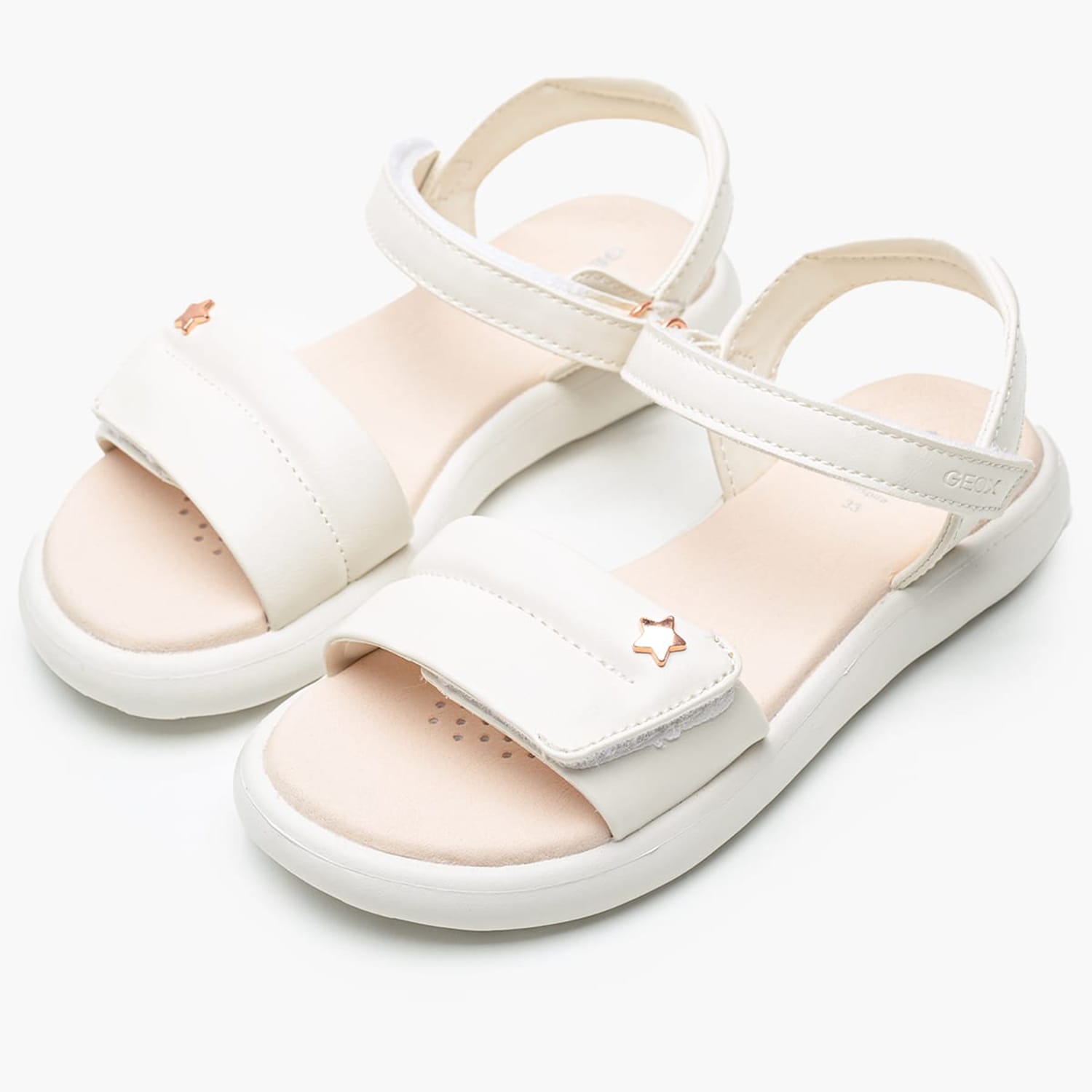 Παιδικές Σαγιονάρες & Πέδιλα Puffypop.D Μπεζ ECOleather Geox Παιδικές Σαγιονάρες & Πέδιλα Puffypop.D Μπεζ ECOleather Geox