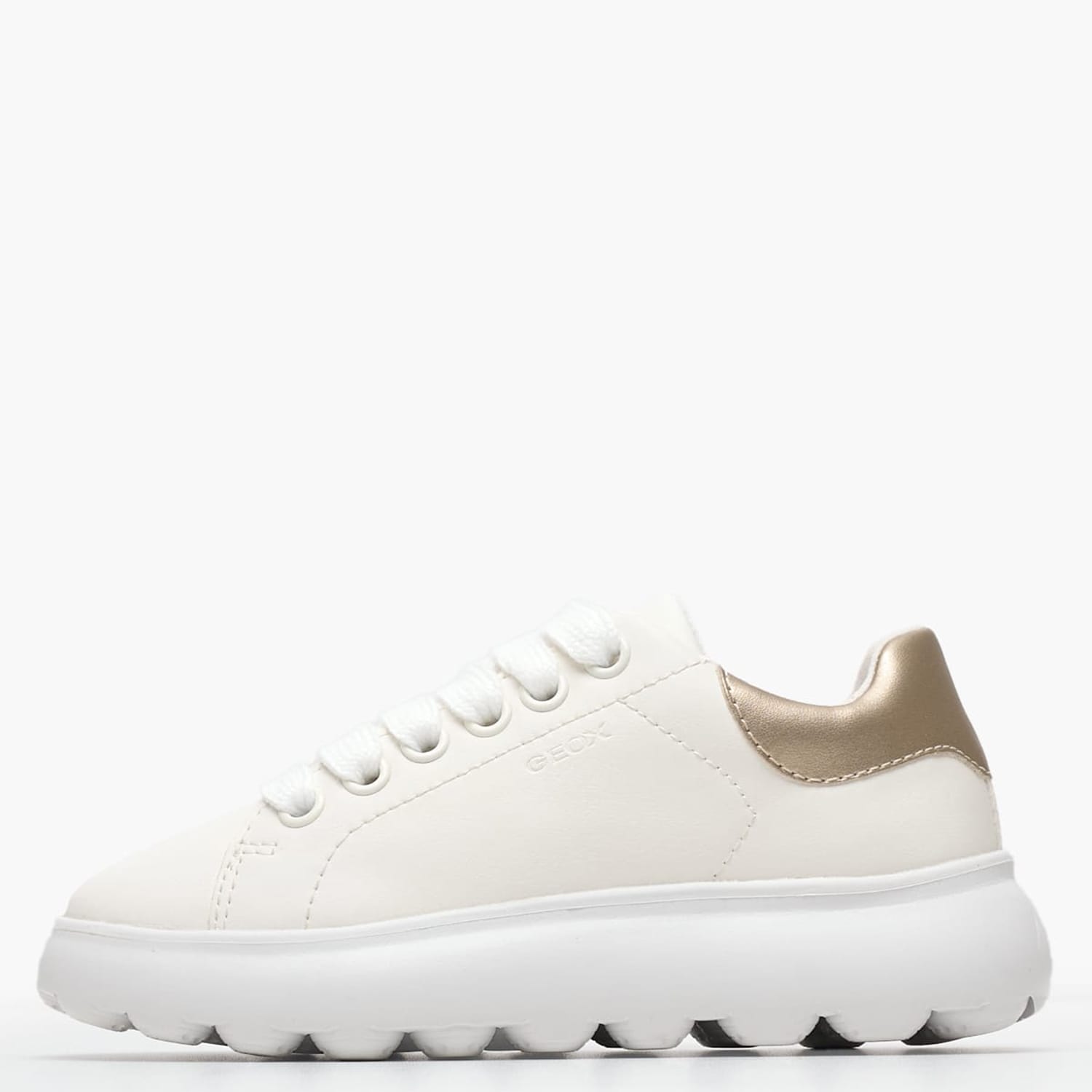 Παιδικά Παπούτσια Casual Puffypop Άσπρο ECOleather Geox