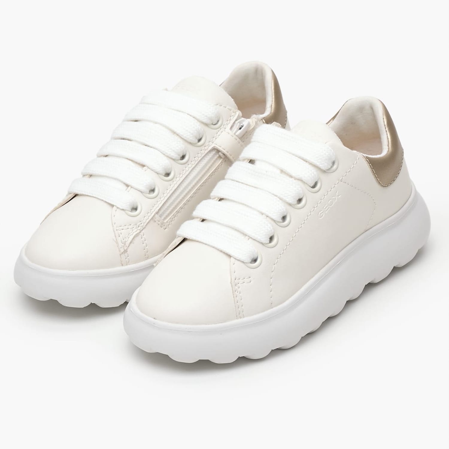 Παιδικά Παπούτσια Casual Puffypop Άσπρο ECOleather Geox Παιδικά Παπούτσια Casual Puffypop Άσπρο ECOleather Geox
