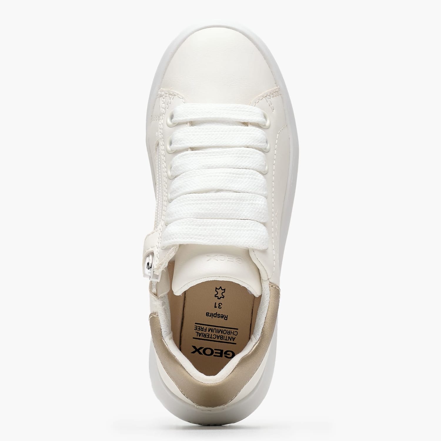 Παιδικά Παπούτσια Casual Puffypop Άσπρο ECOleather Geox Παιδικά Παπούτσια Casual Puffypop Άσπρο ECOleather Geox