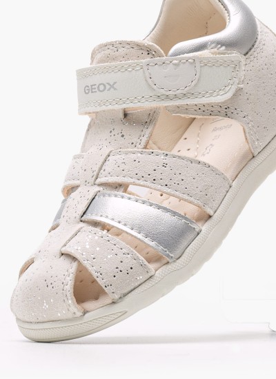 Παιδικές Σαγιονάρες & Πέδιλα Soleima Ροζ ECOleather Geox