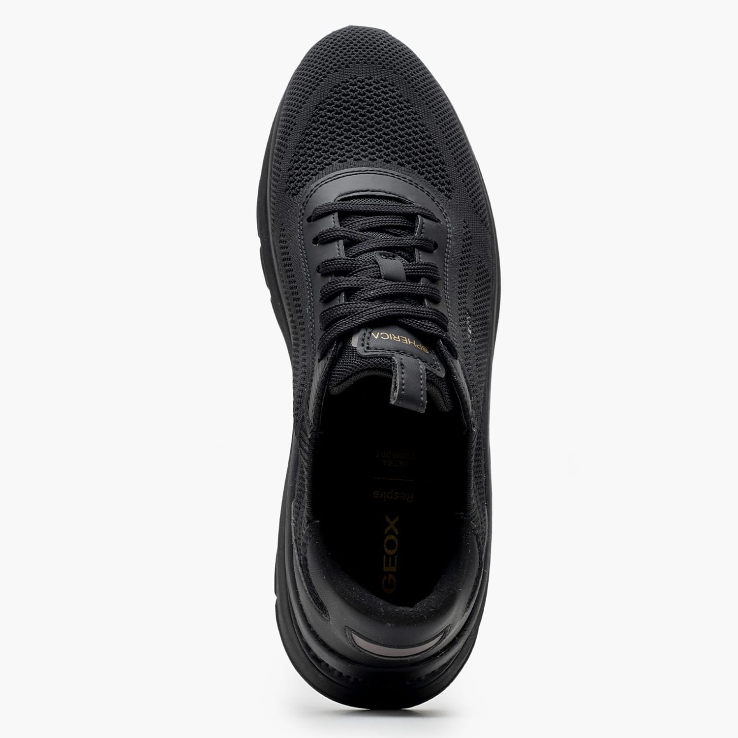 Ανδρικά Παπούτσια Casual Spherica.Actif.X Μαύρο Ύφασμα Geox Ανδρικά Παπούτσια Casual Spherica.Actif.X Μαύρο Ύφασμα Geox