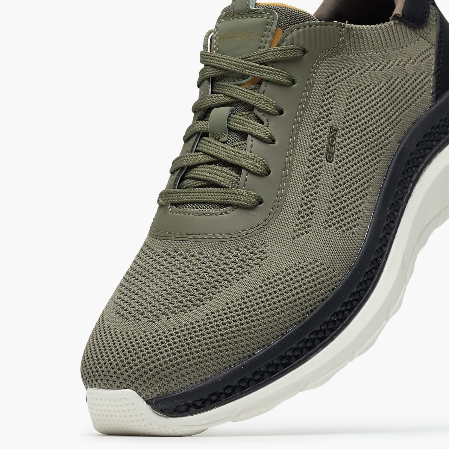 Ανδρικά Παπούτσια Casual Spherica.Actif.X Χακί Ύφασμα Geox