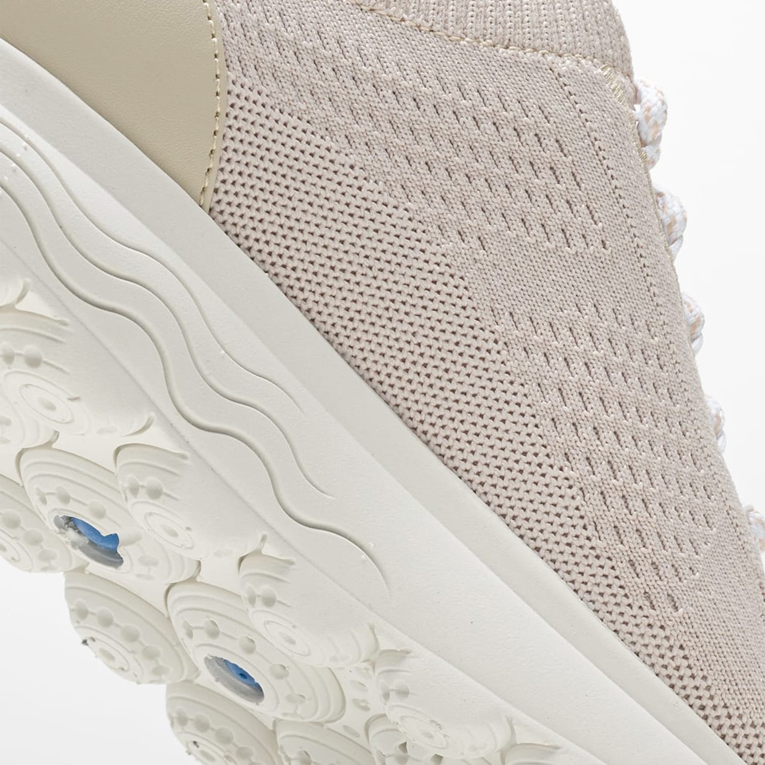Women Casual Shoes Spherica.A Beige Fabric Geox