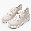 Women Casual Shoes Spherica.A Beige Fabric Geox