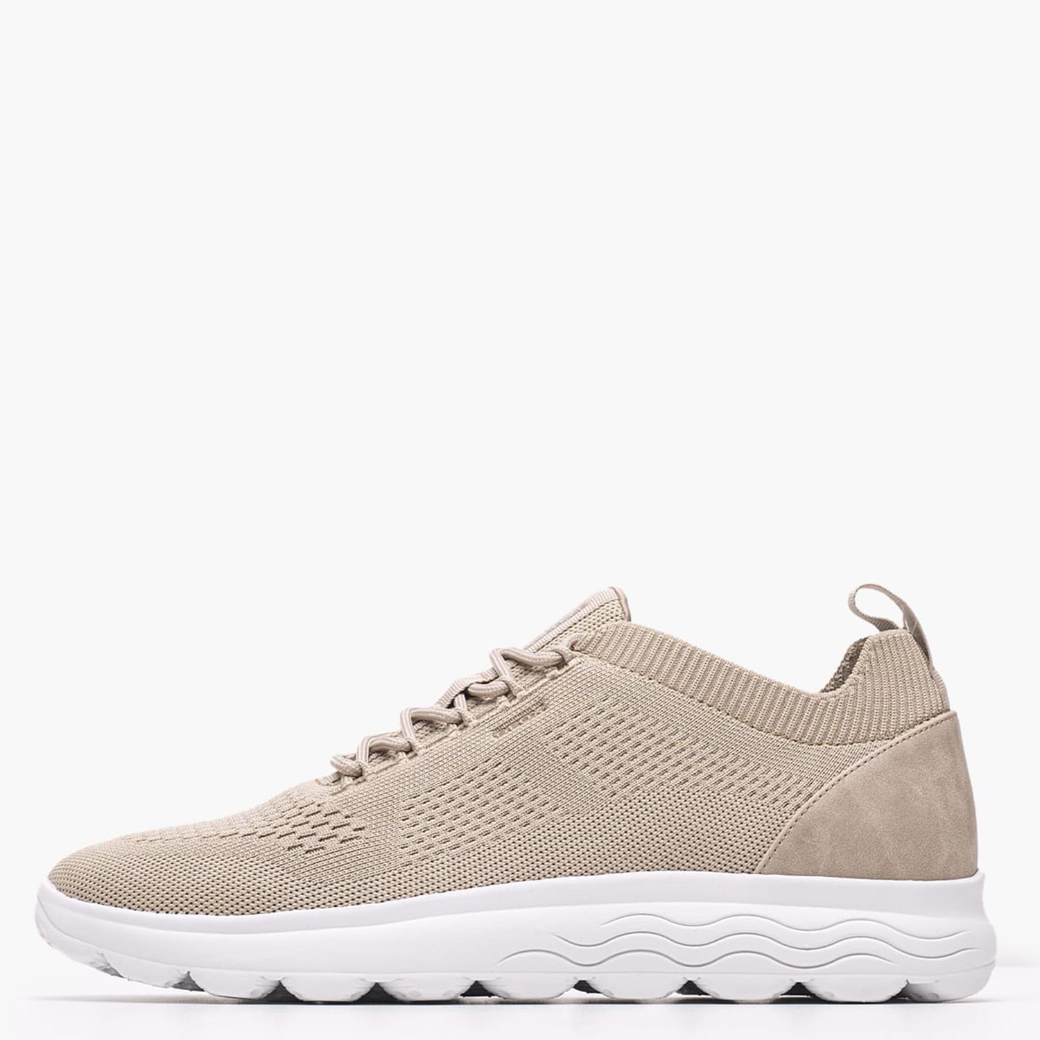 Ανδρικά Παπούτσια Casual Spherica.By Μπεζ ECOleather-Ύφασμα Geox