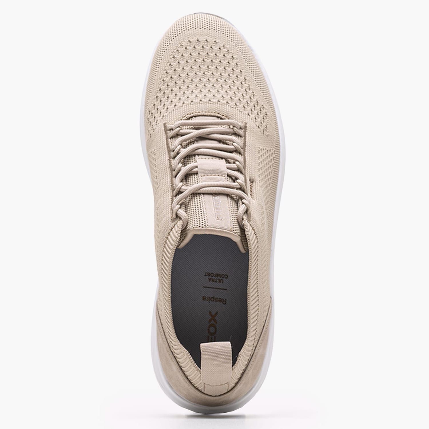 Men Casual Shoes Spherica.By Beige ECOleather-Fabric Geox Men Casual Shoes Spherica.By Beige ECOleather-Fabric Geox