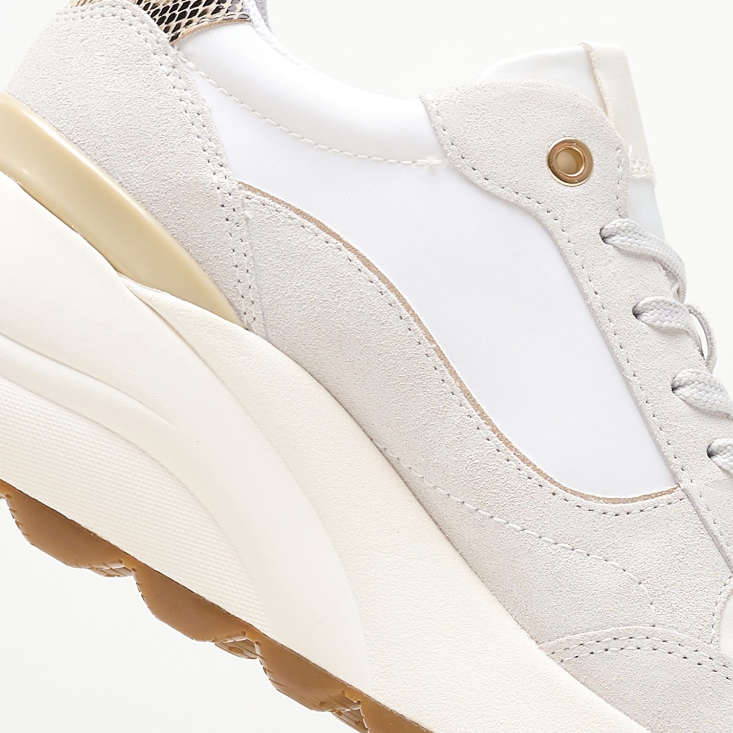 Γυναικεία Παπούτσια Casual Spherica.Ec13 Άσπρο Δέρμα Geox Γυναικεία Παπούτσια Casual Spherica.Ec13 Άσπρο Δέρμα Geox