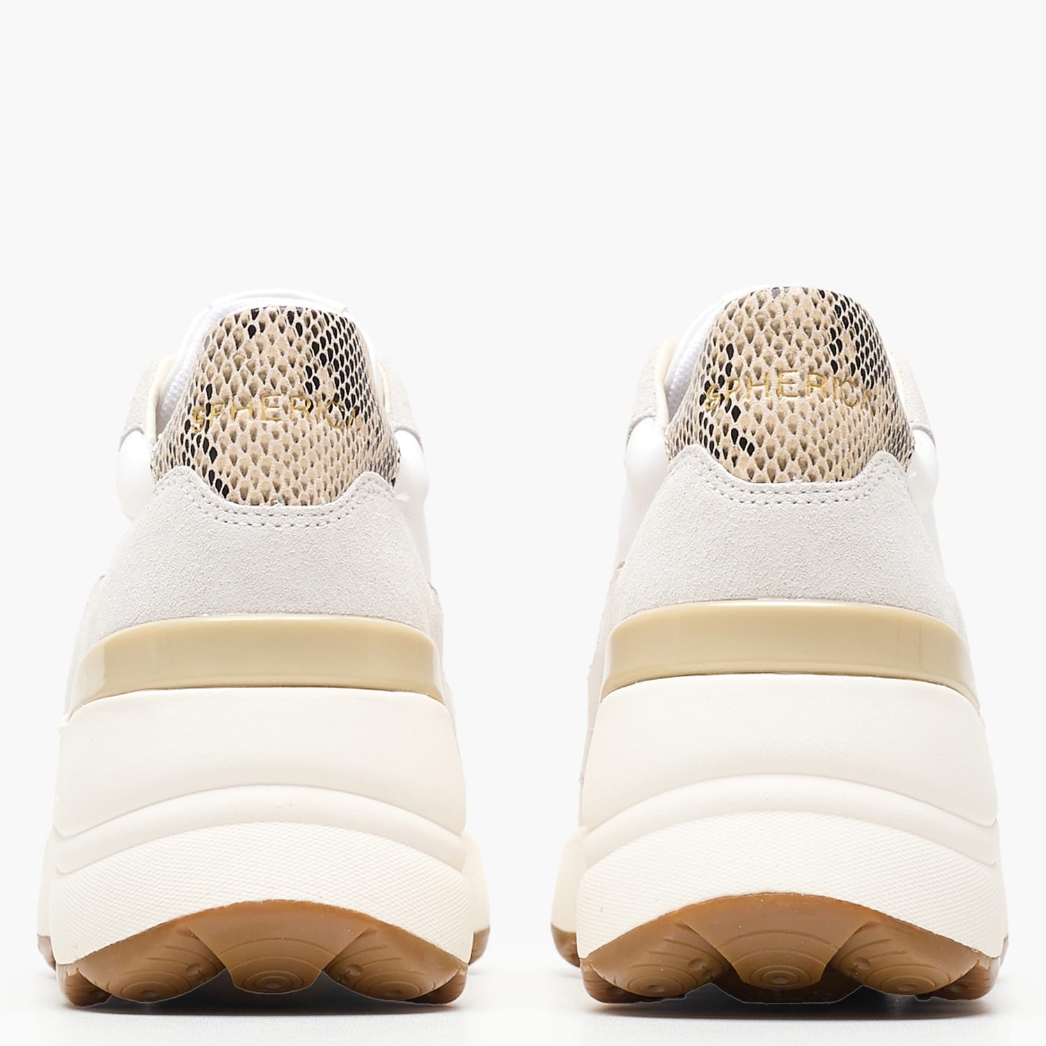 Γυναικεία Παπούτσια Casual Spherica.Ec13 Άσπρο Δέρμα Geox Γυναικεία Παπούτσια Casual Spherica.Ec13 Άσπρο Δέρμα Geox
