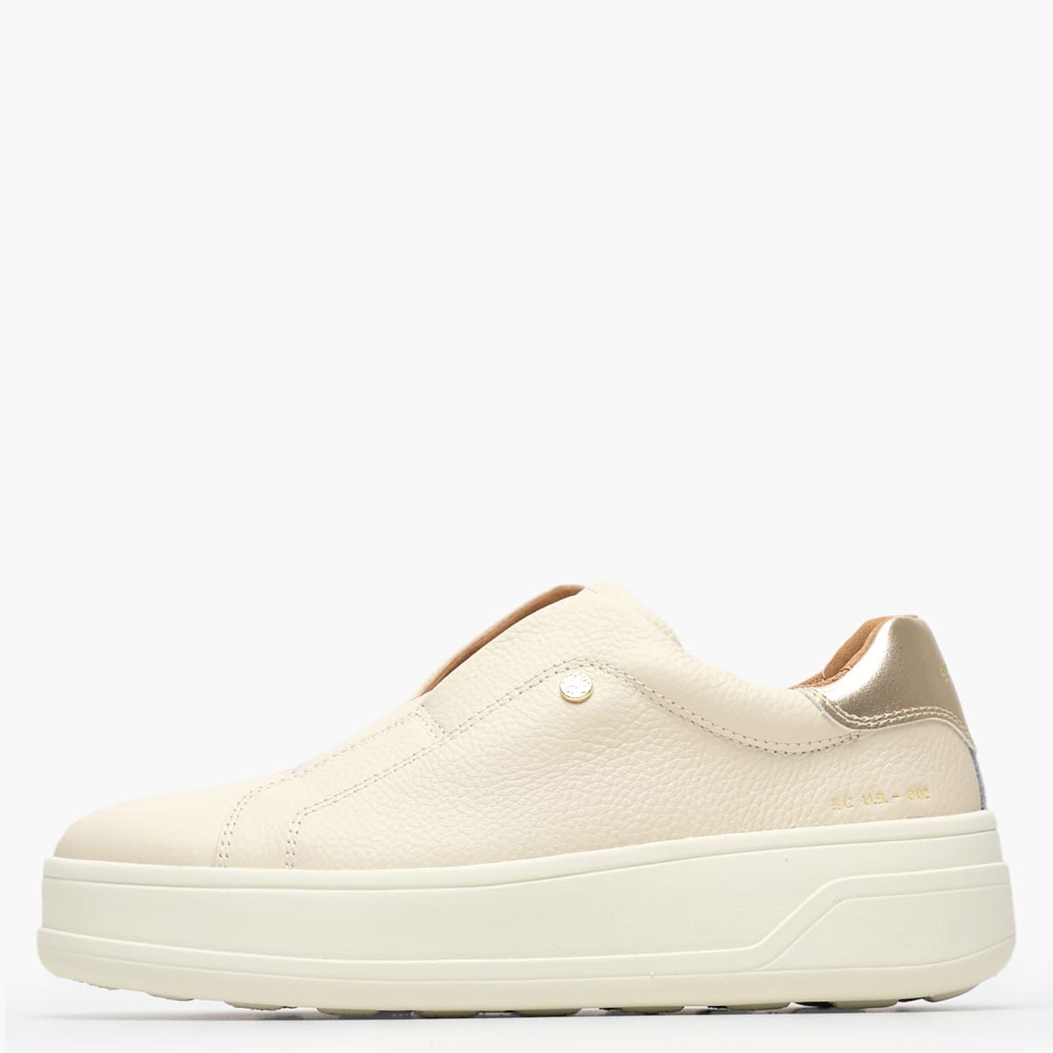 Γυναικεία Παπούτσια Casual Spherica.Ecub2 Μπεζ Δέρμα Geox