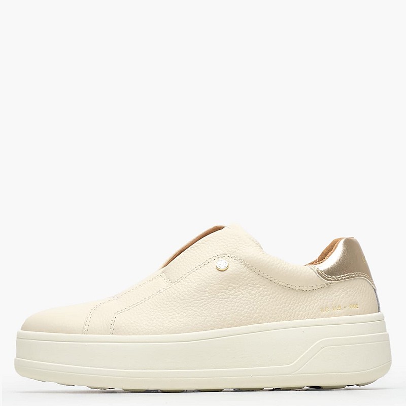 Γυναικεία Παπούτσια Casual Spherica.Ecub2 Μπεζ Δέρμα Geox