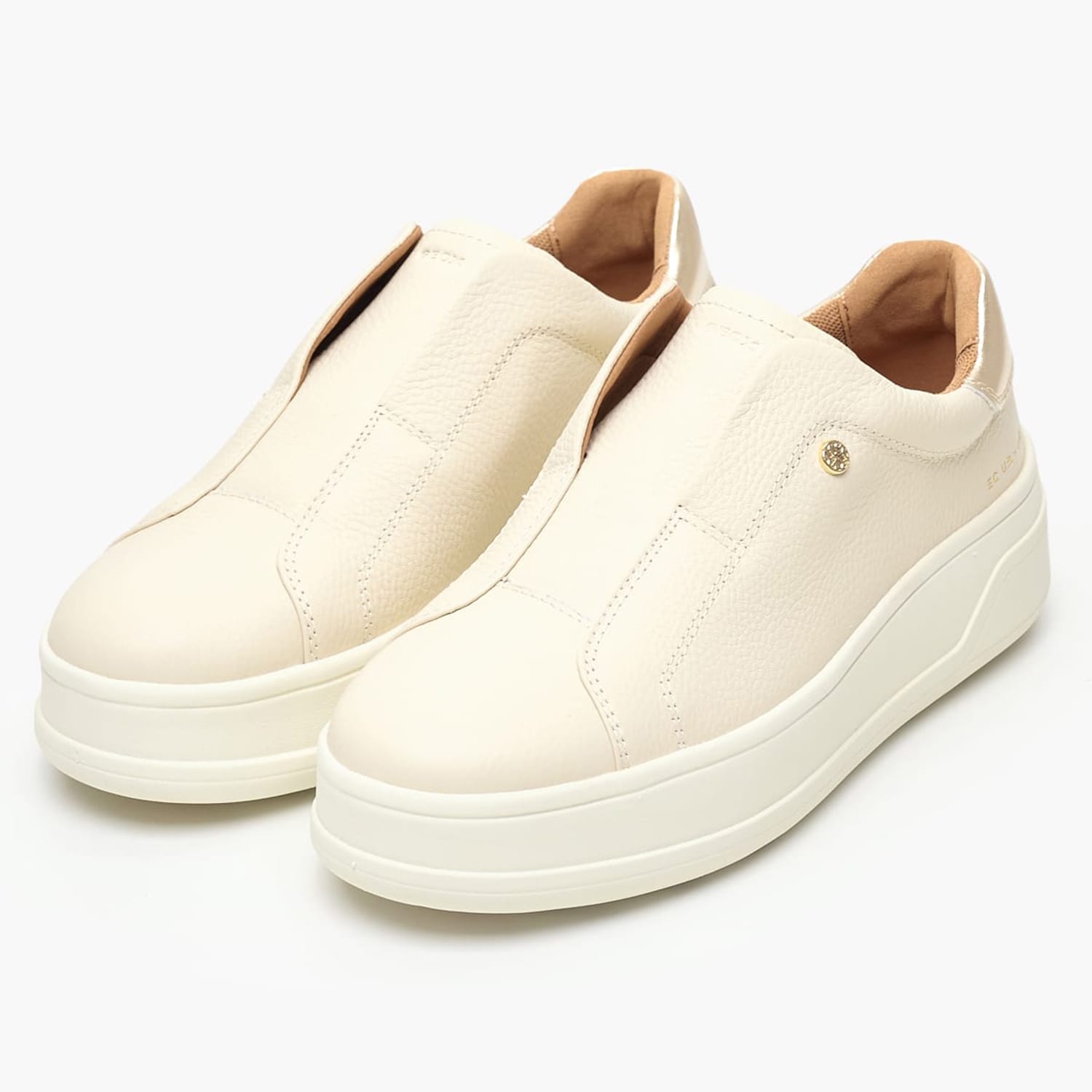 Γυναικεία Παπούτσια Casual Spherica.Ecub2 Μπεζ Δέρμα Geox Γυναικεία Παπούτσια Casual Spherica.Ecub2 Μπεζ Δέρμα Geox