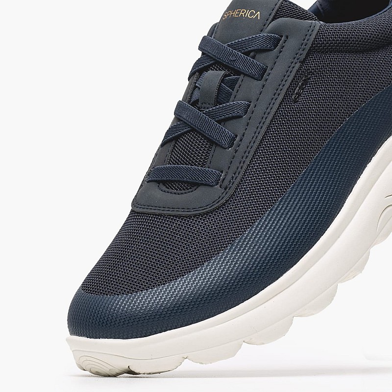 Ανδρικά Παπούτσια Casual Spherica.Nb Μπλε ECOleather-Ύφασμα Geox