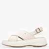 Women Platforms Low Spherica.Plat Beige Leather Geox Women Platforms Low Spherica.Plat Beige Leather Geox