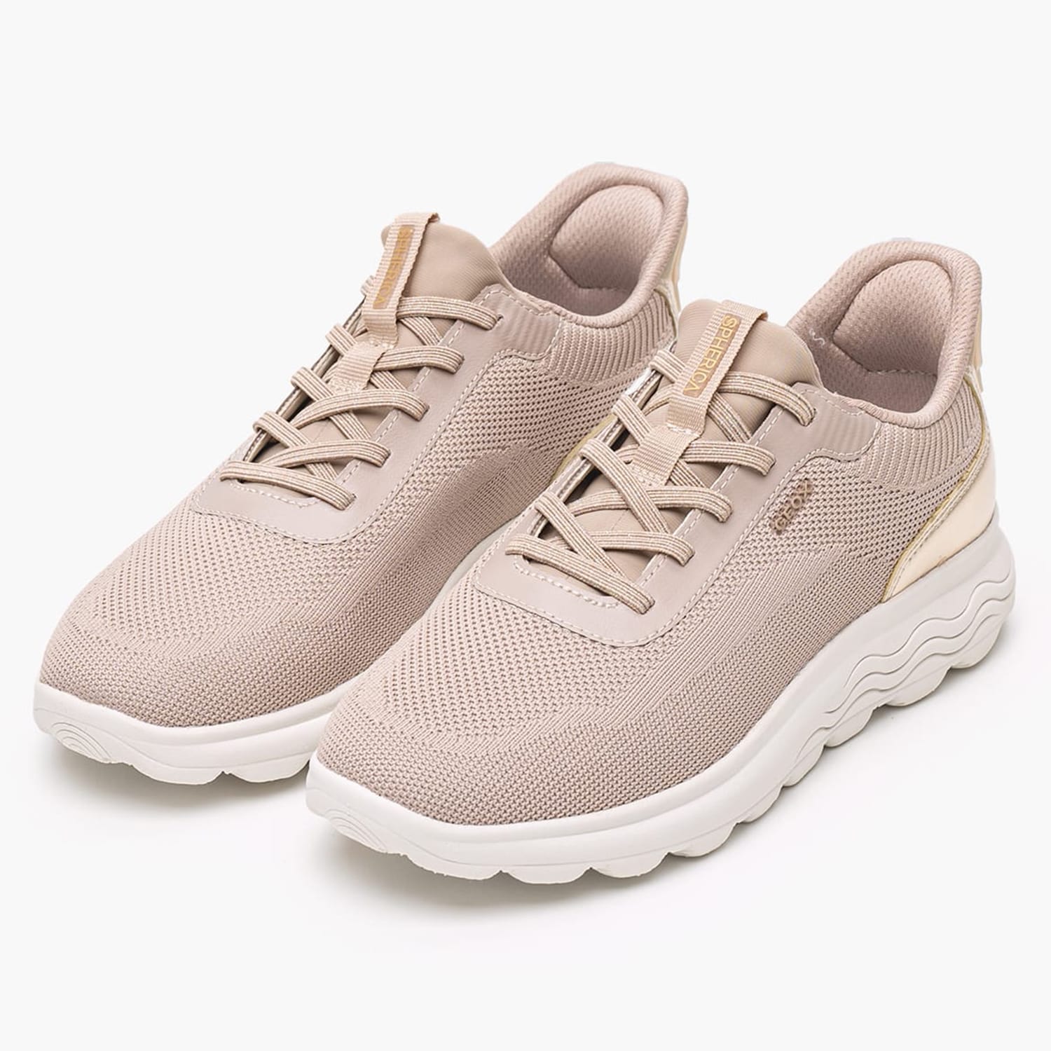 Γυναικεία Παπούτσια Casual Spherica.Plus.2 Nude ECOleather-Ύφασμα Geox Γυναικεία Παπούτσια Casual Spherica.Plus.2 Nude ECOleather-Ύφασμα Geox