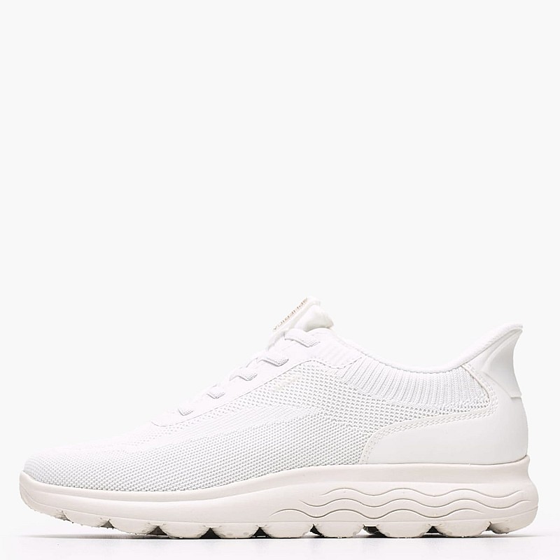 Γυναικεία Παπούτσια Casual Spherica.Plus Άσπρο ECOleather-Ύφασμα Geox