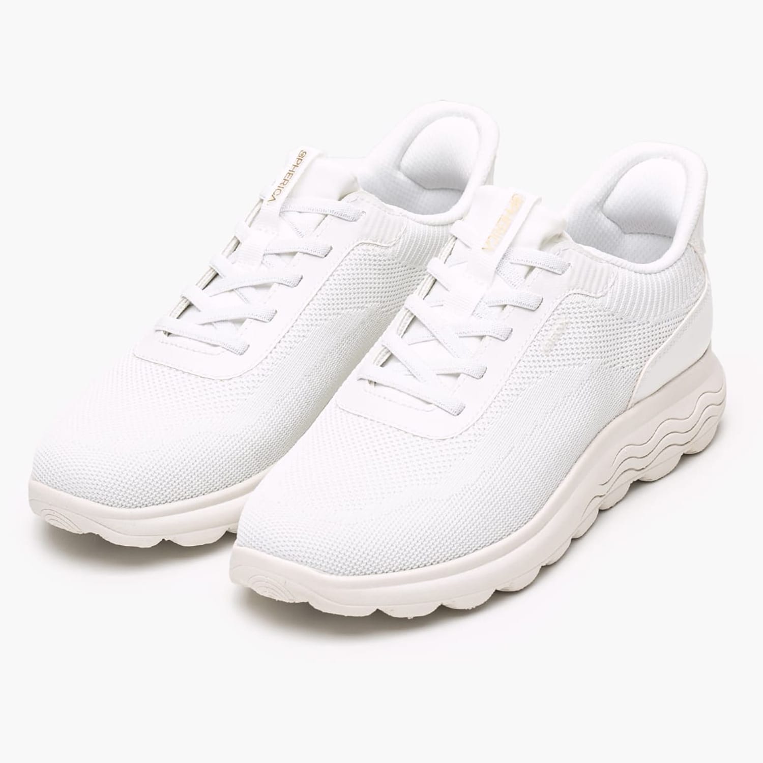Γυναικεία Παπούτσια Casual Spherica.Plus Άσπρο ECOleather-Ύφασμα Geox Γυναικεία Παπούτσια Casual Spherica.Plus Άσπρο ECOleather-Ύφασμα Geox