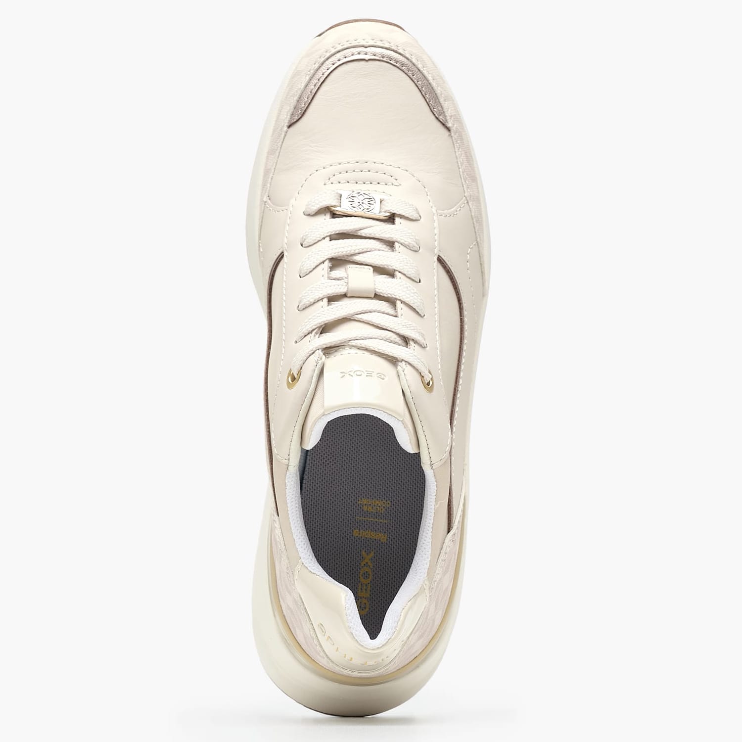 Γυναικεία Παπούτσια Casual Spherica.P Μπεζ ECOleather Geox Γυναικεία Παπούτσια Casual Spherica.P Μπεζ ECOleather Geox