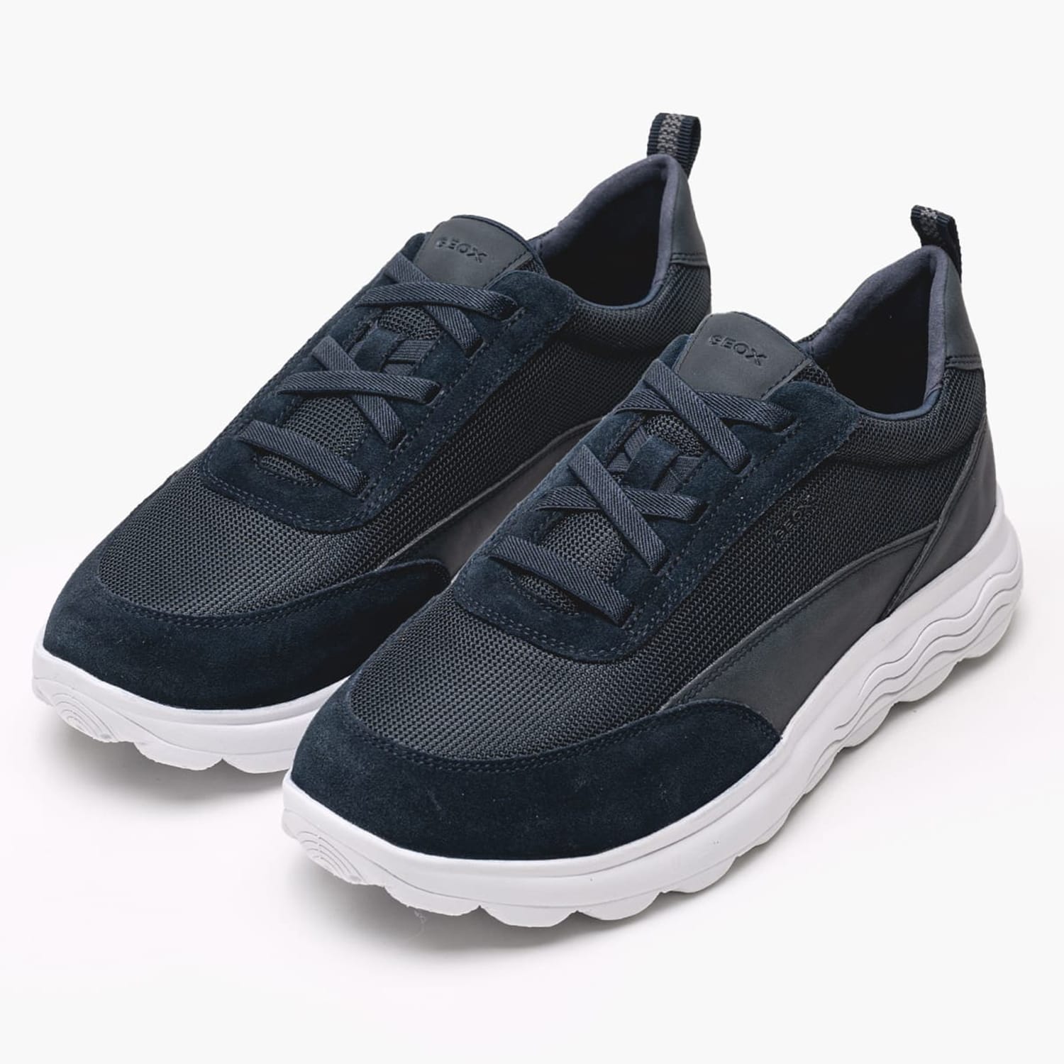 Ανδρικά Παπούτσια Casual Spherica.U2 Μπλε Δέρμα Καστόρι Geox Ανδρικά Παπούτσια Casual Spherica.U2 Μπλε Δέρμα Καστόρι Geox