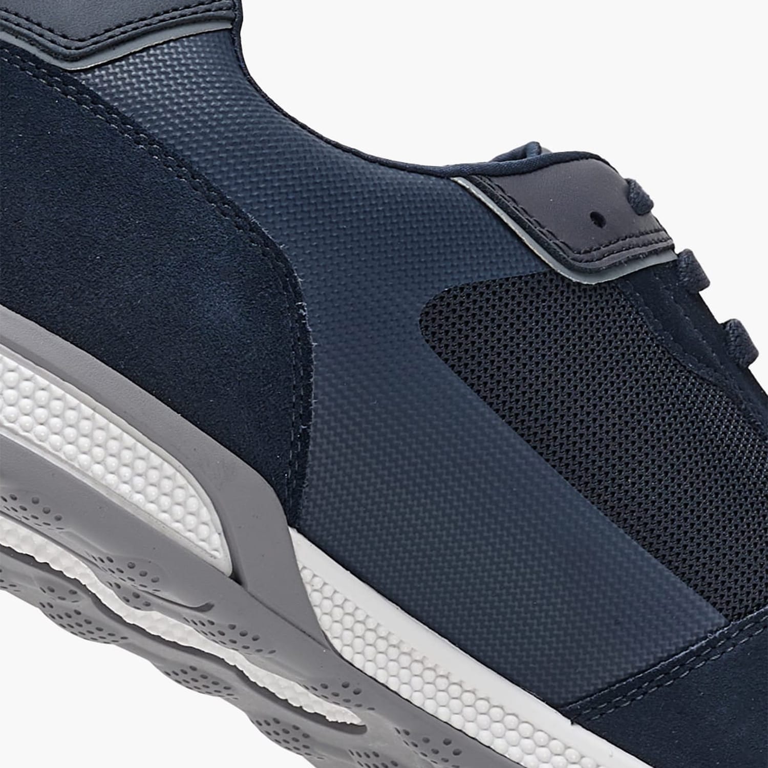 Ανδρικά Παπούτσια Casual Spherica.X3 Μπλε Δέρμα Καστόρι-Ύφασμα Geox Ανδρικά Παπούτσια Casual Spherica.X3 Μπλε Δέρμα Καστόρι-Ύφασμα Geox