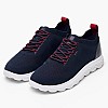 Men Casual Shoes Spherica Blue Fabric Geox Men Casual Shoes Spherica Blue Fabric Geox