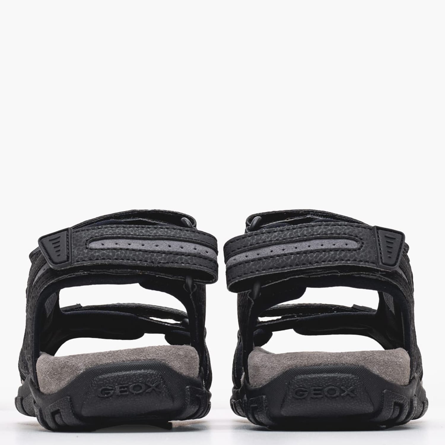 Men Flip Flops & Sandals Strada.D Black ECOleather Geox Men Flip Flops & Sandals Strada.D Black ECOleather Geox