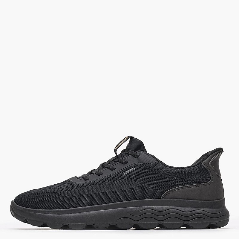Ανδρικά Παπούτσια Casual U.Spherica.Plus Μαύρο ECOleather-Ύφασμα Geox