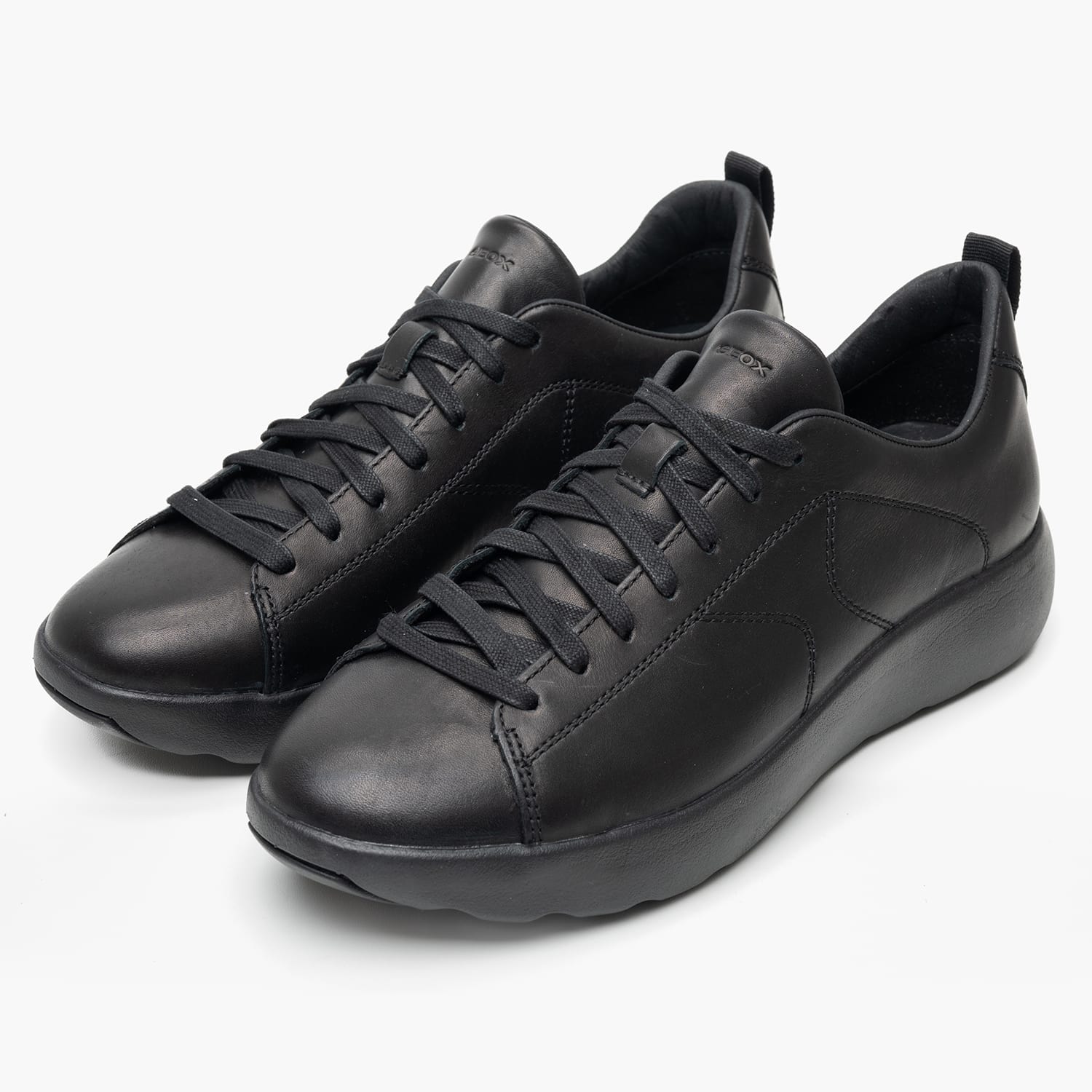Ανδρικά Παπούτσια Casual Xtors.C Μαύρο Δέρμα Geox Ανδρικά Παπούτσια Casual Xtors.C Μαύρο Δέρμα Geox