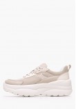 Γυναικεία Παπούτσια Casual Xtors Μπεζ ECOleather-Ύφασμα Geox