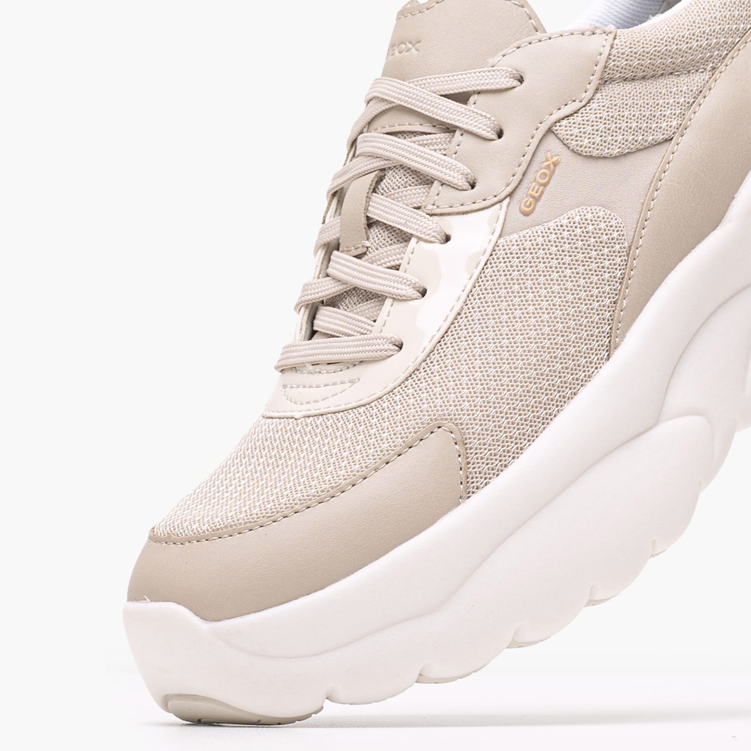 Γυναικεία Παπούτσια Casual Xtors Μπεζ ECOleather-Ύφασμα Geox