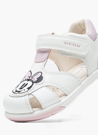 Παιδικές Σαγιονάρες & Πέδιλα Soleima Ροζ ECOleather Geox