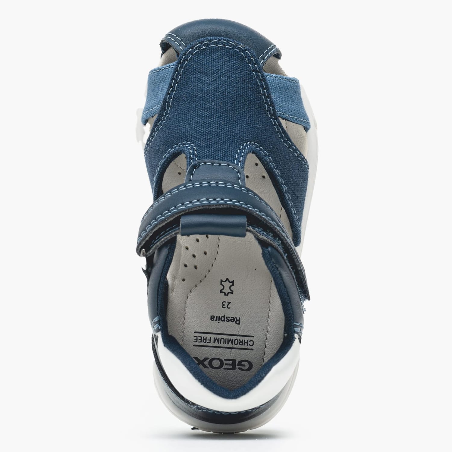 Παιδικές Σαγιονάρες & Πέδιλα Zapito.Sand Μπλε ECOleather-Ύφασμα Geox