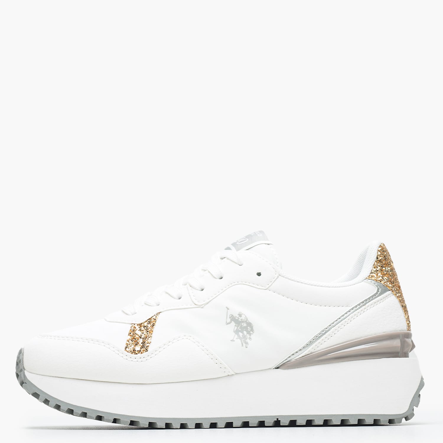 Γυναικεία Παπούτσια Casual Bayle003C Άσπρο ECOleather-Ύφασμα U.S. Polo Assn.