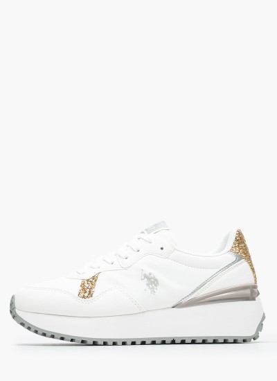 Γυναικεία Παπούτσια Casual Layla001B Μαύρο ECOnubuck U.S. Polo Assn.