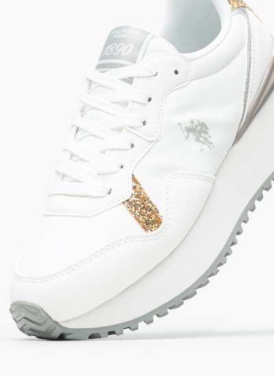 Γυναικεία Παπούτσια Casual Layla001B Μαύρο ECOnubuck U.S. Polo Assn.