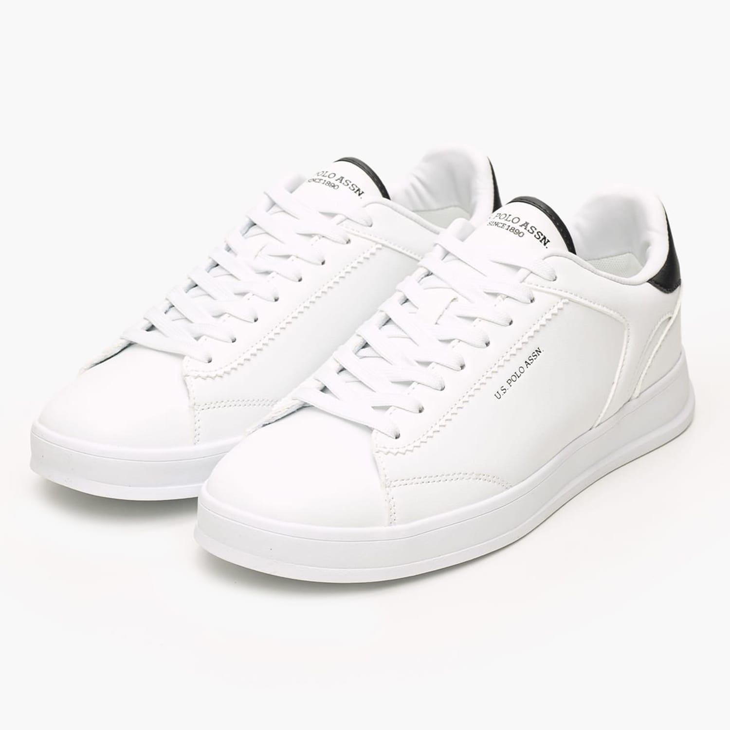 Men Casual Shoes Campy002A White ECOleather U.S. Polo Assn. Men Casual Shoes Campy002A White ECOleather U.S. Polo Assn.