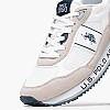 Ανδρικά Παπούτσια Casual Cleef007A Άσπρο Δέρμα Καστόρι-Ύφασμα U.S. Polo Assn. Ανδρικά Παπούτσια Casual Cleef007A Άσπρο Δέρμα Καστόρι-Ύφασμα U.S. Polo Assn.