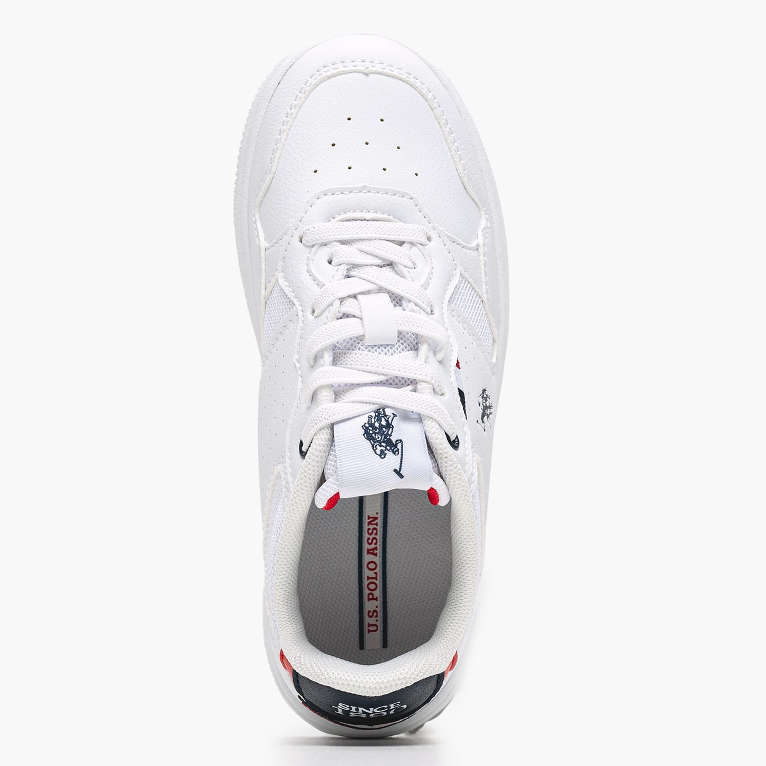 Παιδικά Παπούτσια Casual Denny004F Άσπρο ECOleather-Ύφασμα U.S. Polo Assn. Παιδικά Παπούτσια Casual Denny004F Άσπρο ECOleather-Ύφασμα U.S. Polo Assn.
