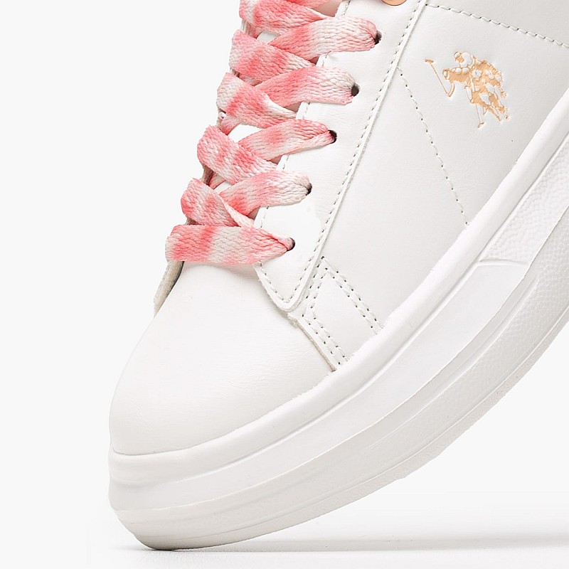 Kids Casual Shoes Helis013B White ECOleather U.S. Polo Assn.