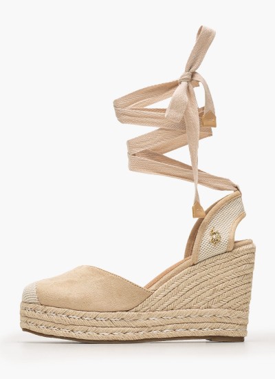 Γυναικεία Παπούτσια Casual Layla001B Μαύρο ECOnubuck U.S. Polo Assn.